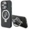 Karl Lagerfeld Ring Stand Karl & Choupette Hard Case Back Cover Hülle mit MagSafe für Apple iPhone 15 Pro - Schwarz