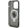 Karl Lagerfeld Ring Stand Karl & Choupette Hard Case Back Cover Hülle mit MagSafe für Apple iPhone 15 Pro - Schwarz 7