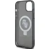 Karl Lagerfeld Ring Stand Karl & Choupette Hard Case Back Cover Hülle mit MagSafe für Apple iPhone 14 - Schwarz 7