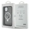 Karl Lagerfeld Ring Stand Karl & Choupette Hard Case Back Cover Hülle mit MagSafe für Apple iPhone 14 - Schwarz 8