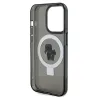 Karl Lagerfeld Ring Stand Karl & Choupette Hard Case Back Cover Hülle mit MagSafe für Apple iPhone 14 Pro Max - Schwarz 7