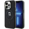 Karl Lagerfeld IML Ikonik Back Cover Hülle mit MagSafe für Apple iPhone 14 Pro - Schwarz