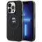 Karl Lagerfeld IML Ikonik Back Cover Hülle mit MagSafe für Apple iPhone 14 Pro - Schwarz