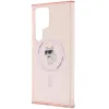 Karl Lagerfeld IML Choupette Back Cover Hülle mit MagSafe für Samsung Galaxy S24 Ultra - Rosa 6
