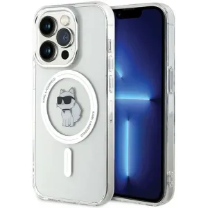 Karl Lagerfeld IML Choupette Back Cover Hülle mit MagSafe für Apple iPhone 14 Pro - Transparent