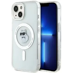 Karl Lagerfeld IML Choupette Back Cover Hülle mit MagSafe für Apple iPhone 14 - Transparent