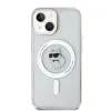 Karl Lagerfeld IML Choupette Back Cover Hülle mit MagSafe für Apple iPhone 14 - Transparent 3
