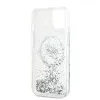Karl Lagerfeld Liquid Glitter Choupette Head Back Cover Hülle mit MagSafe für Apple iPhone 14 - Transparent 6