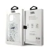 Karl Lagerfeld Liquid Glitter Choupette Head Back Cover Hülle mit MagSafe für Apple iPhone 14 - Transparent 7
