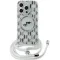Karl Lagerfeld IML Crossbody Monogram Karl & Choupette Head Back Cover Hülle mit MagSafe für Apple iPhone 15 Pro - Transparent