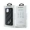 Karl Lagerfeld Diagonal Quilted Script Back Cover Hülle für Apple iPhone 14 - Schwarz 8