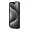 Karl Lagerfeld Diagonal Quilted Script Back Cover Hülle für Apple iPhone 15 Pro - Schwarz 5