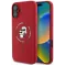 Karl Lagerfeld Silikon Karl & Choupette Heads Ring Back Cover Hülle mit MagSafe für Apple iPhone 16 Plus - Rot