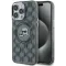 Karl Lagerfeld IML Monogram Karl & Choupette Head Back Cover Hülle mit MagSafe für Apple iPhone 15 Pro - Schwarz
