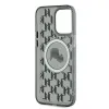 Karl Lagerfeld IML Monogram Karl & Choupette Head Back Cover Hülle mit MagSafe für Apple iPhone 15 Pro - Schwarz 7