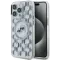 Karl Lagerfeld IML Monogram Karl & Choupette Head Back Cover Hülle mit MagSafe für Apple iPhone 15 Pro - Transparent