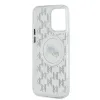 Karl Lagerfeld IML Monogram Karl & Choupette Head Back Cover Hülle mit MagSafe für Apple iPhone 15 Pro - Transparent 7
