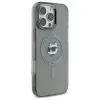 Karl Lagerfeld IML Metal Choupette Head Back Cover Hülle mit MagSafe für Apple iPhone 16 Pro - Schwarz 4