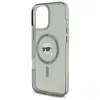 Karl Lagerfeld IML Metal Karl Head Back Cover Hülle mit MagSafe für Apple iPhone 16 Pro - Schwarz 6