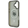 Karl Lagerfeld IML Metal Choupette Head Back Cover Hülle mit MagSafe für Apple iPhone 16 Plus - Schwarz 7