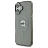 Karl Lagerfeld IML Metal Karl Head Back Cover Hülle mit MagSafe für Apple iPhone 16 Plus - Schwarz 2