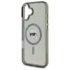 Karl Lagerfeld IML Metal Karl Head Back Cover Hülle mit MagSafe für Apple iPhone 16 - Schwarz 6