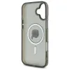 Karl Lagerfeld IML Metal Karl Head Back Cover Hülle mit MagSafe für Apple iPhone 16 - Schwarz 7