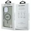 Karl Lagerfeld IML Metal Karl Head Back Cover Hülle mit MagSafe für Apple iPhone 16 Pro Max - Schwarz 8