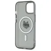 Karl Lagerfeld IML Metal Choupette Head Back Cover Hülle mit MagSafe für Apple iPhone 15 - Schwarz 7