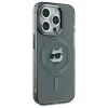 Karl Lagerfeld IML Metal Choupette Head Back Cover Hülle mit MagSafe für Apple iPhone 15 Pro Max - Schwarz 2