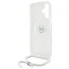 Karl Lagerfeld IML Choupette Head & Cord Back Cover Hülle mit MagSafe für Apple iPhone 16 - Transparent 6