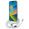 Karl Lagerfeld IML Choupette Head & Cord Back Cover Hülle mit MagSafe für Apple iPhone 16 Pro Max - Transparent 4