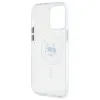 Karl Lagerfeld IML Metal Choupette Head Back Cover Hülle mit MagSafe für Apple iPhone 14 Pro Max - Weiß 7