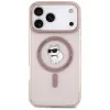 Karl Lagerfeld IML Choupette Back Cover Hülle mit MagSafe für Apple iPhone 17 Pro Max - Rosa 2