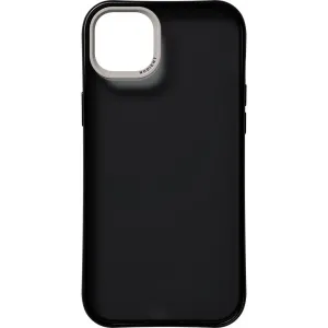 Nudient Form Back Cover Hülle für Apple iPhone 14 Plus - Transparent/Schwarz