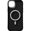 Nudient Form Back Cover Hülle mit MagSafe für Apple iPhone 14 Plus - Transparent/Schwarz