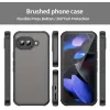 Phonesta AirFrost Back Cover Hülle für Google Pixel 9a - Mattschwarz 2