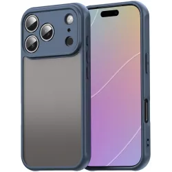 Phonesta AirFrost Back Cover Hülle für Apple iPhone 17 Pro - Matt Blau