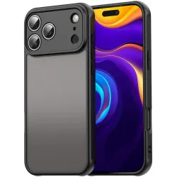 Phonesta AirFrost Back Cover Hülle für Apple iPhone 17 Pro Max - Mattschwarz