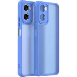 Phonesta AirFrost Back Cover Hülle für Motorola Moto G06/G06 Power - Saphirblau matt