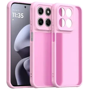 Phonesta AirFrost Back Cover Hülle für Motorola Moto G87/G77/G76 - Kaugummi-Rosa matt