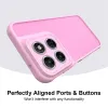 Phonesta AirFrost Back Cover Hülle für Motorola Moto G87/G77/G76 - Kaugummi-Rosa matt 4