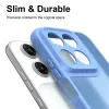 Phonesta AirFrost Back Cover Hülle für Motorola Moto G87/G77/G76 - Saphirblau matt 5