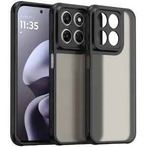 Phonesta AirFrost Back Cover Hülle für Motorola Moto G87/G77/G76 - Mattschwarz