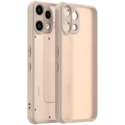 Phonesta AirFrost Back Cover Hülle für Nothing Phone (3a) Lite - Sandsteinbeige matt