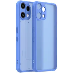 Phonesta AirFrost Back Cover Hülle für Nothing Phone (3a) Lite - Saphirblau matt