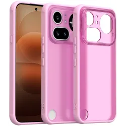 Phonesta AirFrost Back Cover Hülle für Nothing Phone (4a) Pro - Kaugummi-Rosa matt