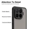 Phonesta AirFrost Back Cover Hülle für Xiaomi 17T Pro - Mattschwarz 6
