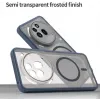Phonesta AirFrost Back Cover Hülle mit MagSafe für Nothing Phone (3a) Pro - Matt Blau 3
