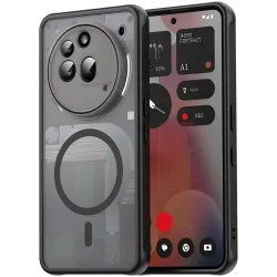 Phonesta AirFrost Back Cover Hülle mit MagSafe für Nothing Phone (3a) Pro - Mattschwarz